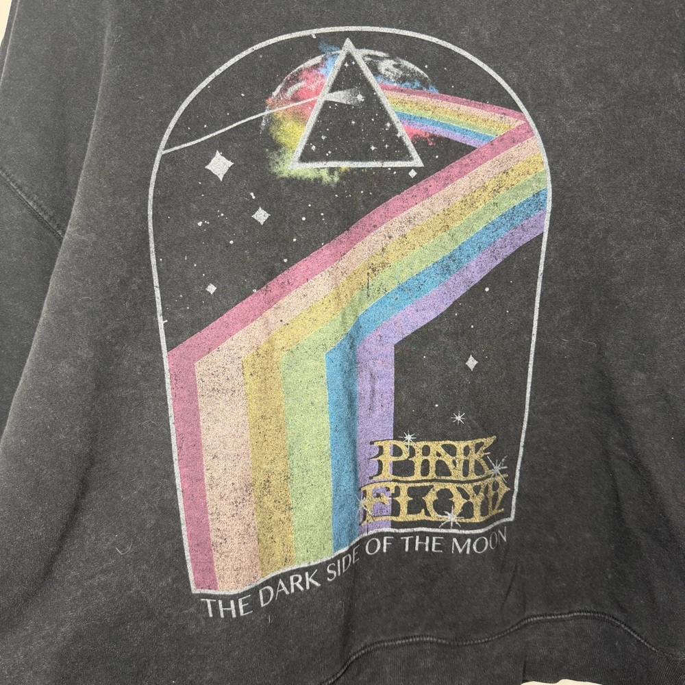 Pink Floyd Dark Side Of The Moon Graphic Sweatshirt Size 3XL - Picture 3 of 8